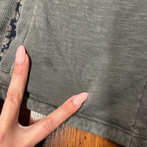 Saturday/Sunday by Anthropologie Grey Snap Collar Jacket Size S AS IS - Picture 6 of 10